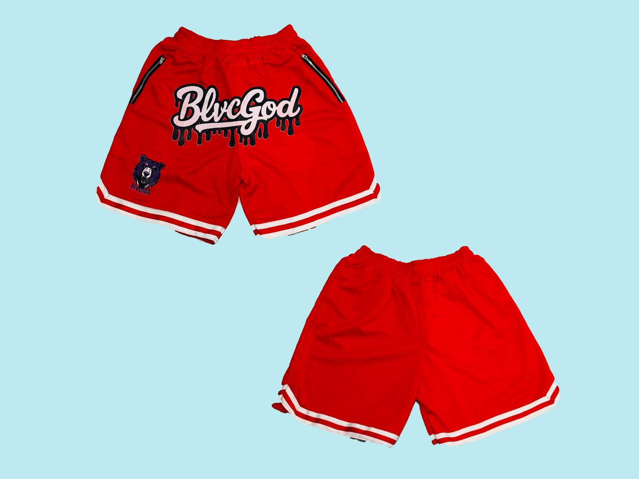 BLVCGOD JERSEY SHORTS