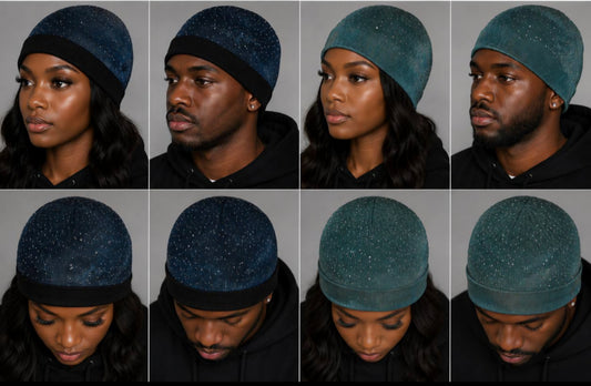 BLVCGOD Rhinestone Beanie