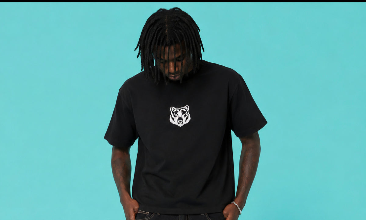 BLVCGOD BEAR BLVC FITTED TEE